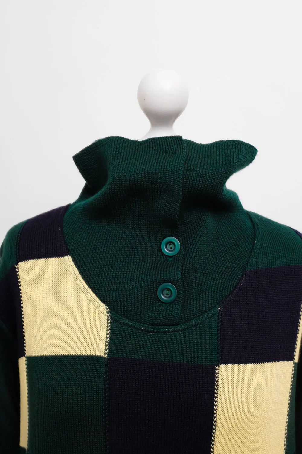 0047_VINTAGE KNIT CUBE MERINO SWEATER