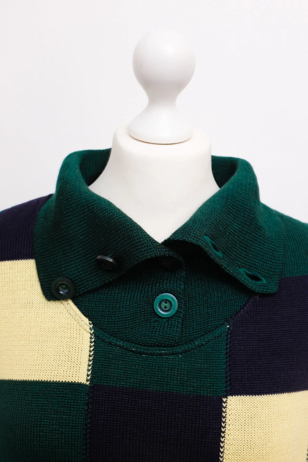 0047_VINTAGE KNIT CUBE MERINO SWEATER