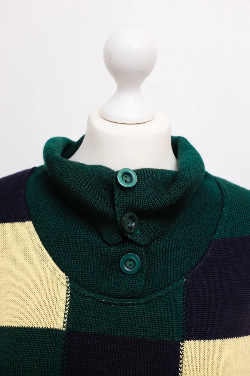 0047_VINTAGE KNIT CUBE MERINO SWEATER