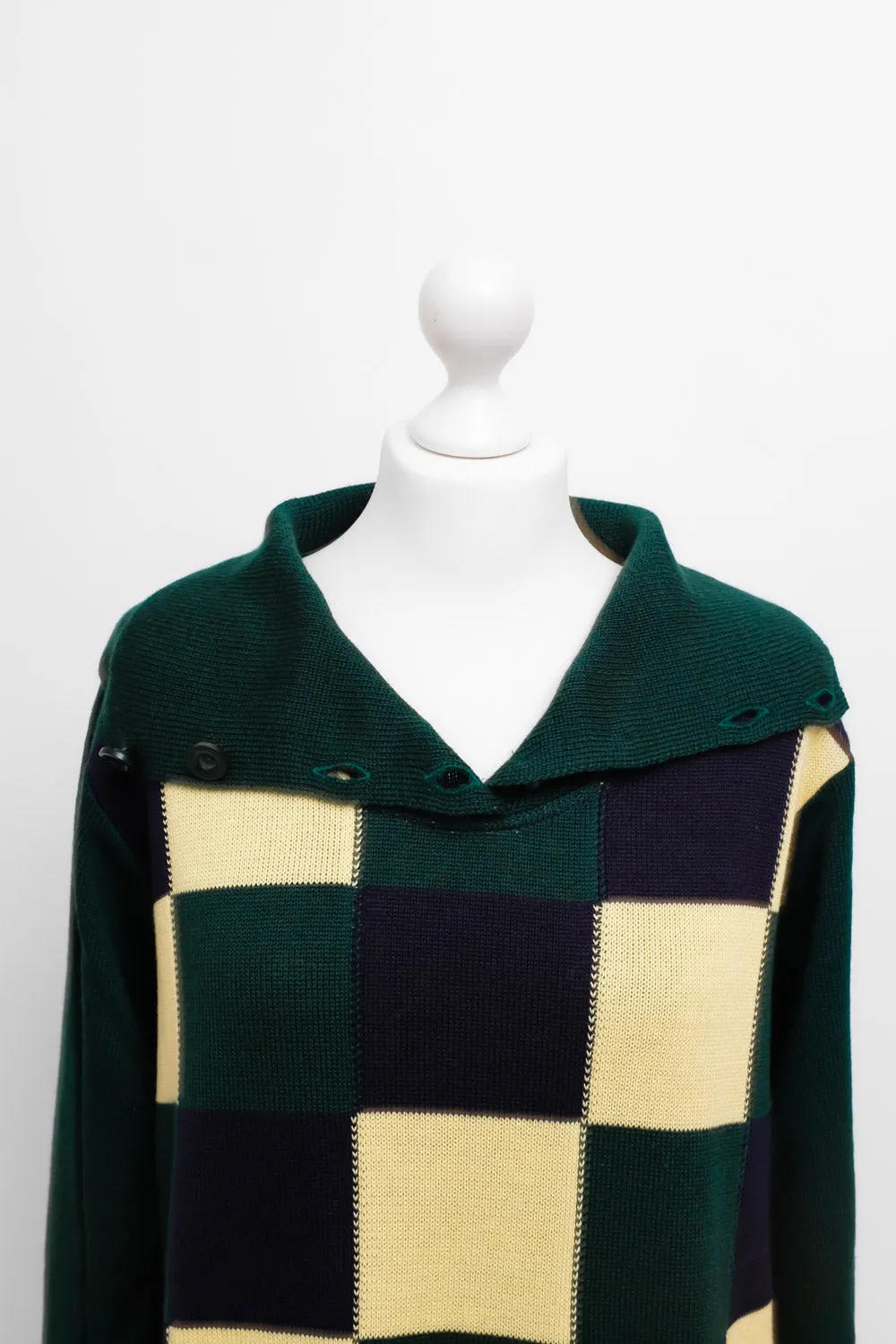 0047_VINTAGE KNIT CUBE MERINO SWEATER