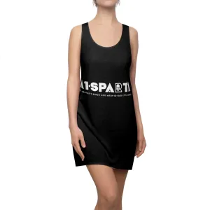 A1- Peace Sparta Woman's Cut & Sew Racerback Dress (AOP)