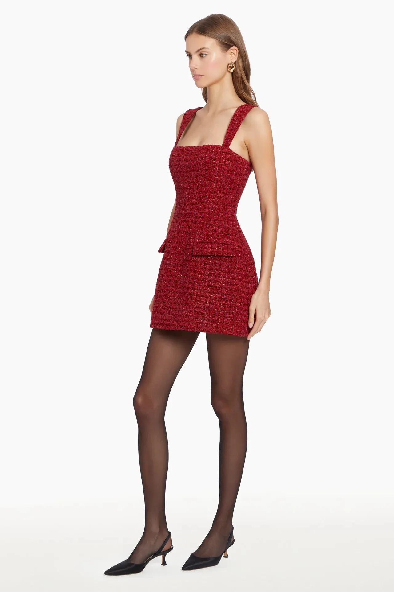 Bethany Skort Romper (Durham Tweed)