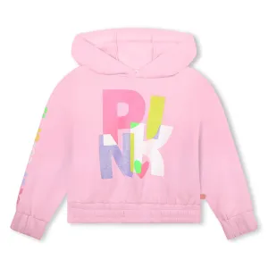 Billie Blush Girl's Pink Logo Fleece Sweatshirt