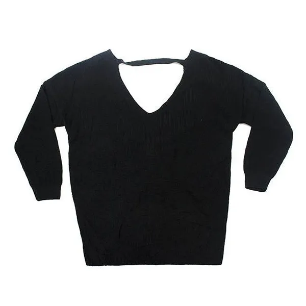 BLACK JUMPER SWEATERS
