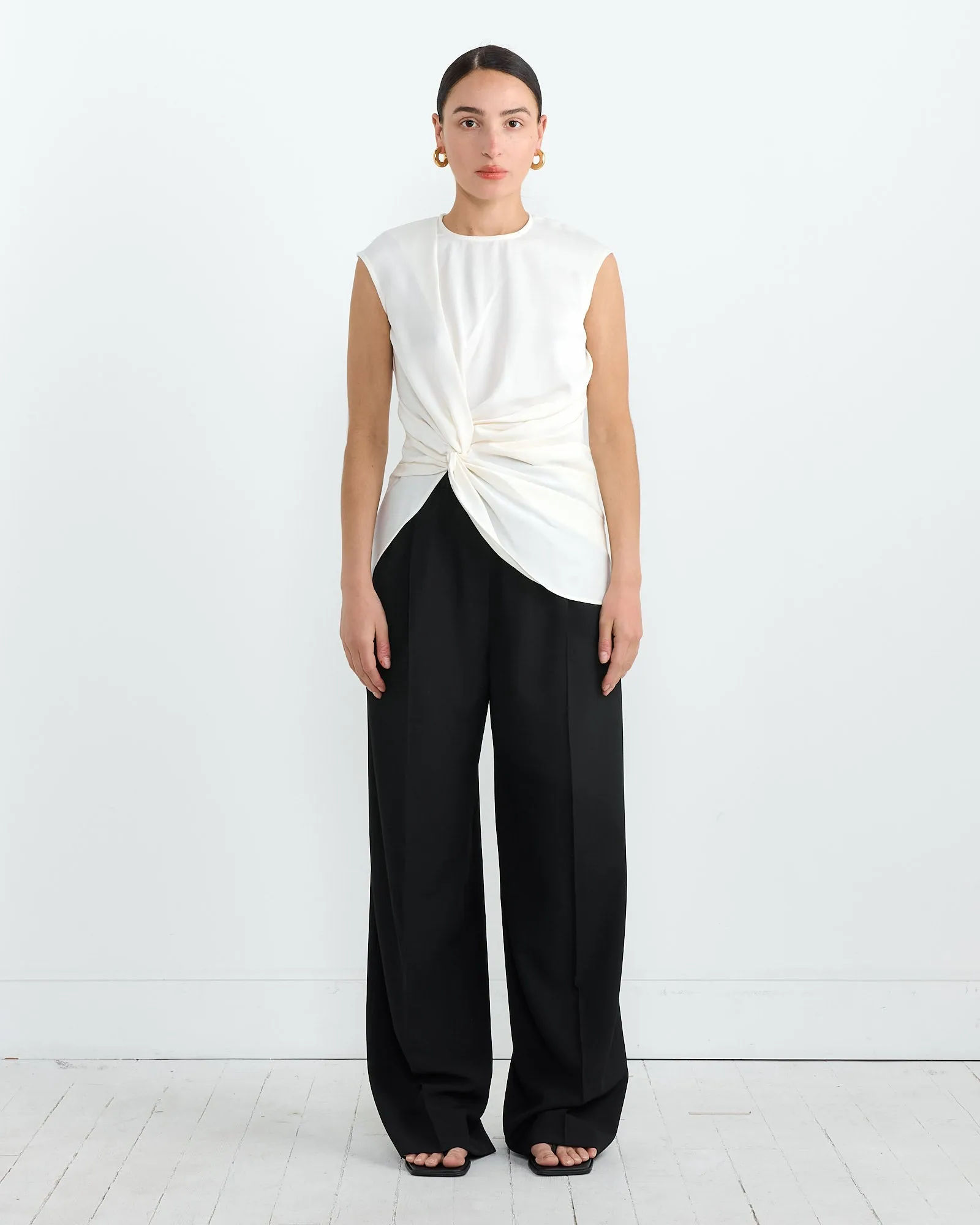 Bourdin Blouse in Porcelain