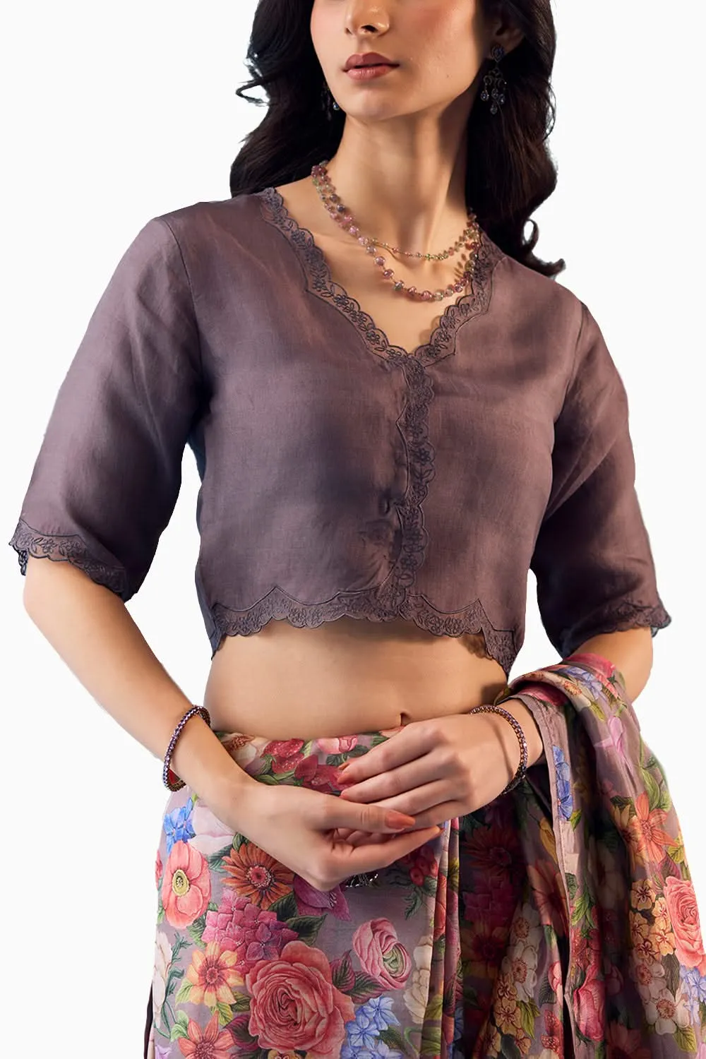 Celestial Slate Blouse