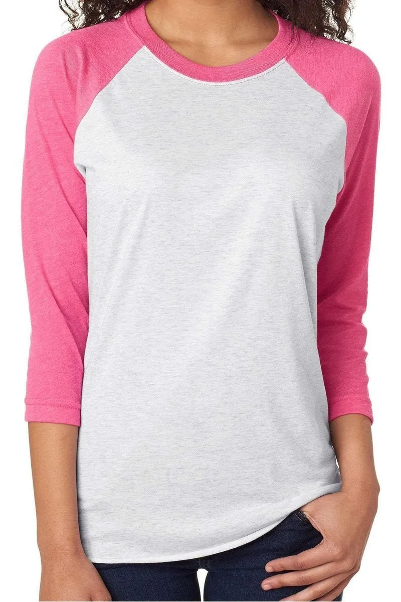 Colorful Christmas Favorite Things Tri-Blend Unisex 3/4 Raglan