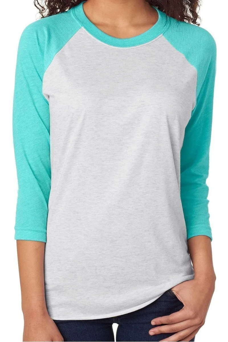 Colorful Christmas Favorite Things Tri-Blend Unisex 3/4 Raglan