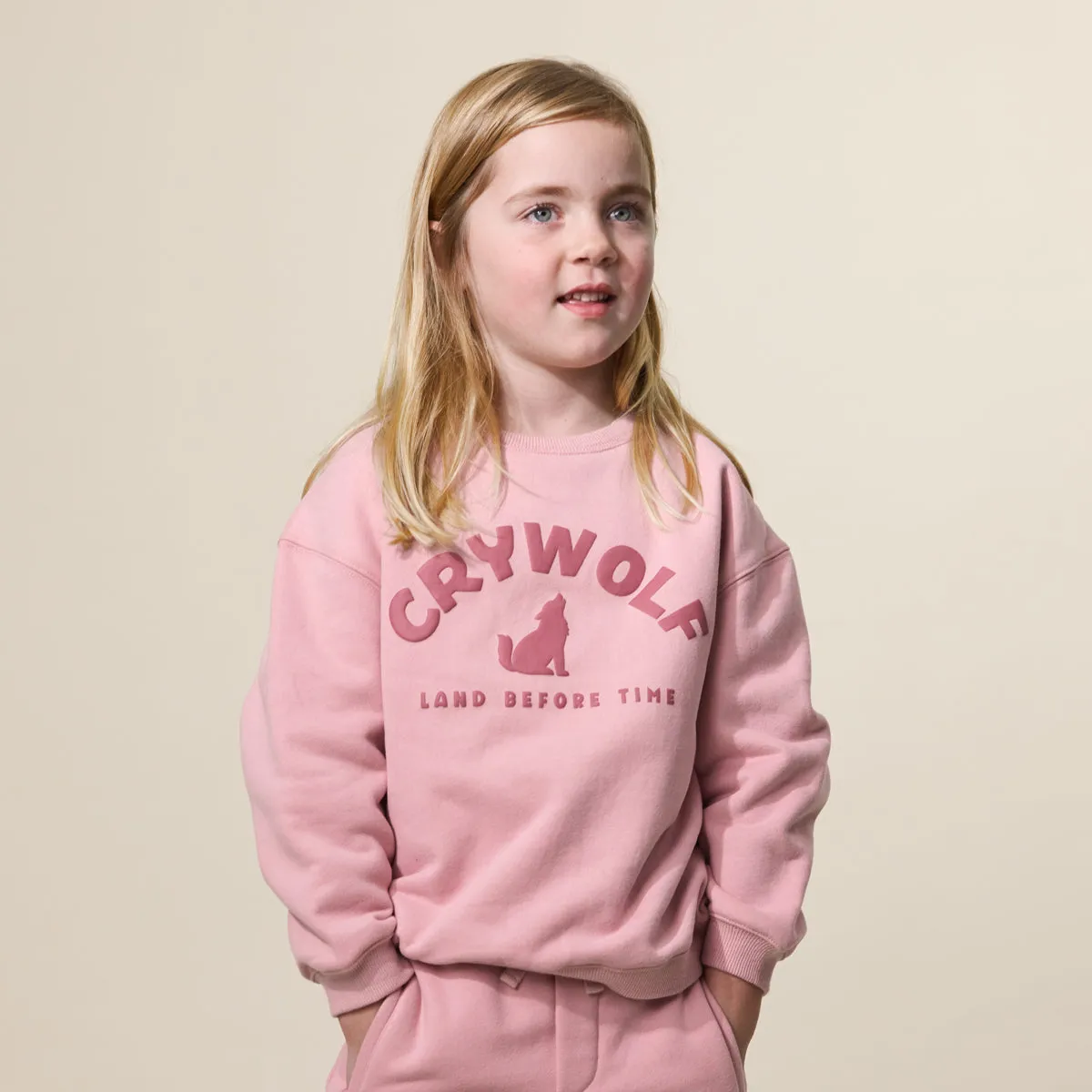 CRYWOLF CHILL SWEATER BLUSH