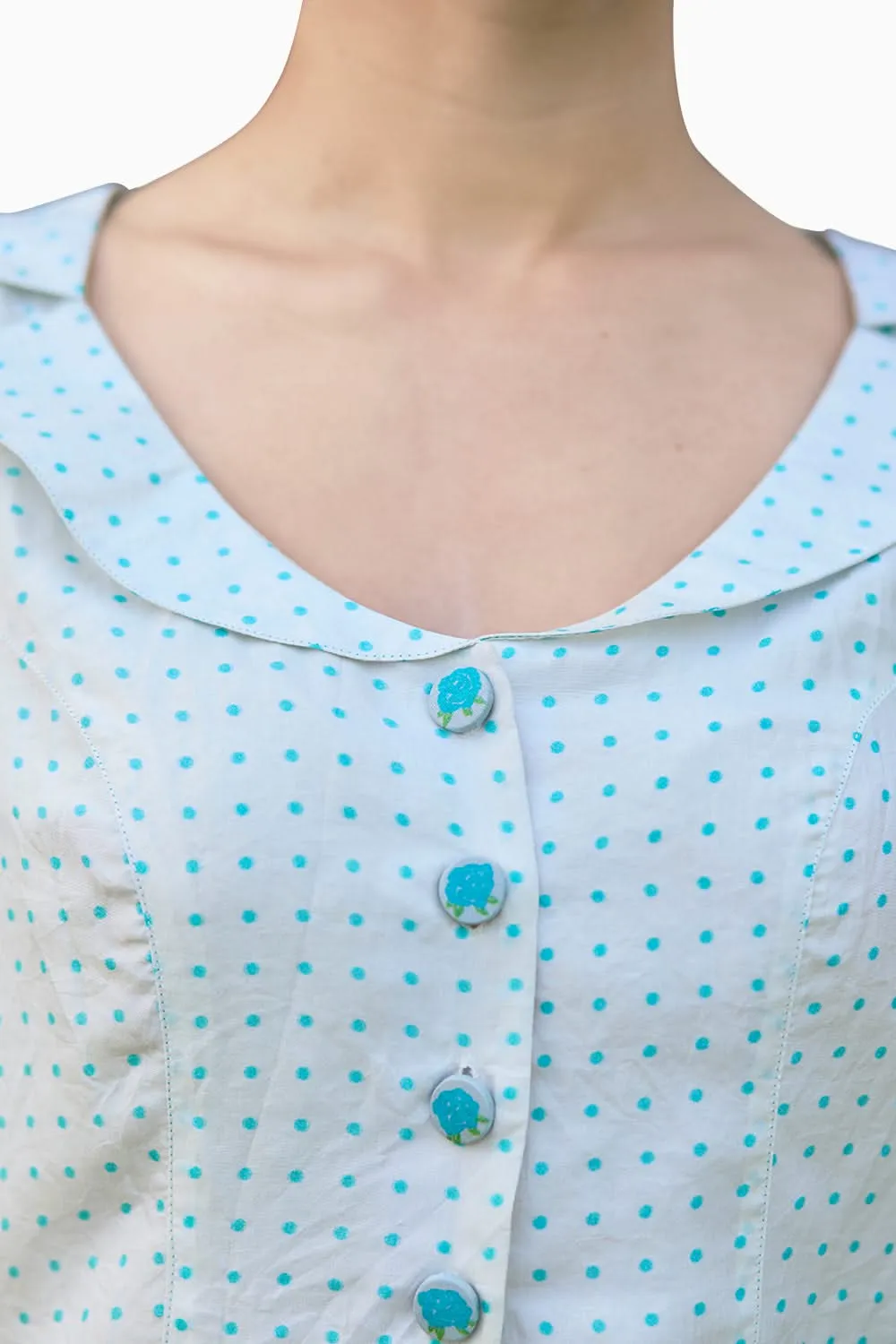 Dew Drops Ivory Blouse