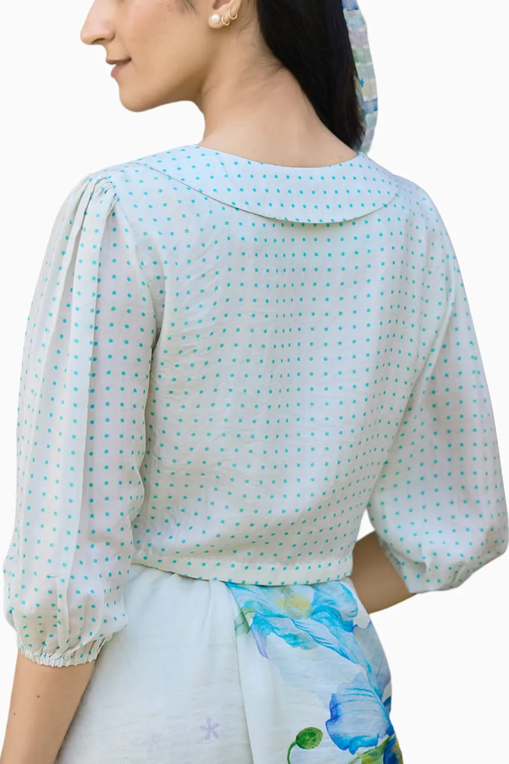 Dew Drops Ivory Blouse