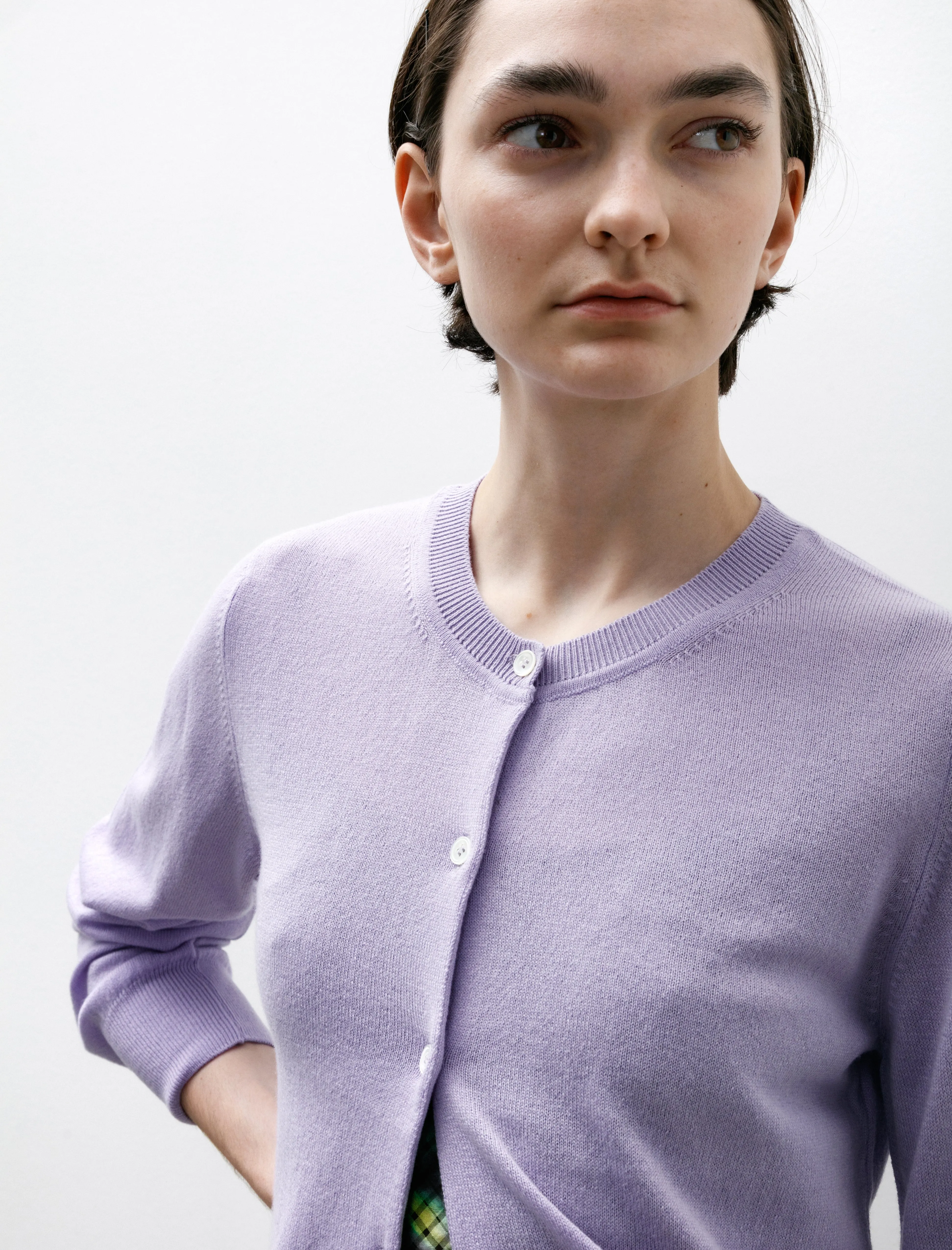 Enya Cardigan Cotton Cashmere Lilac