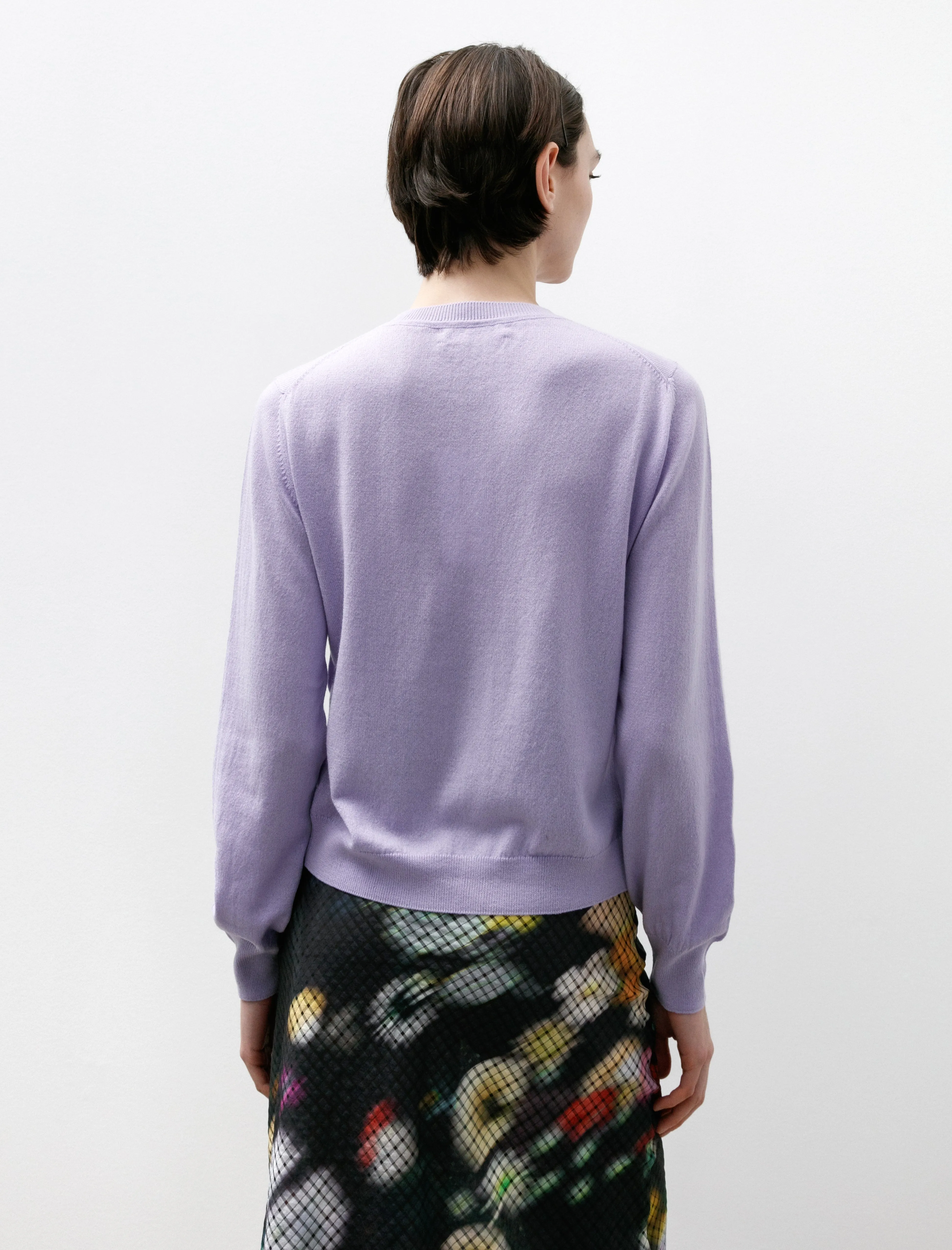 Enya Cardigan Cotton Cashmere Lilac