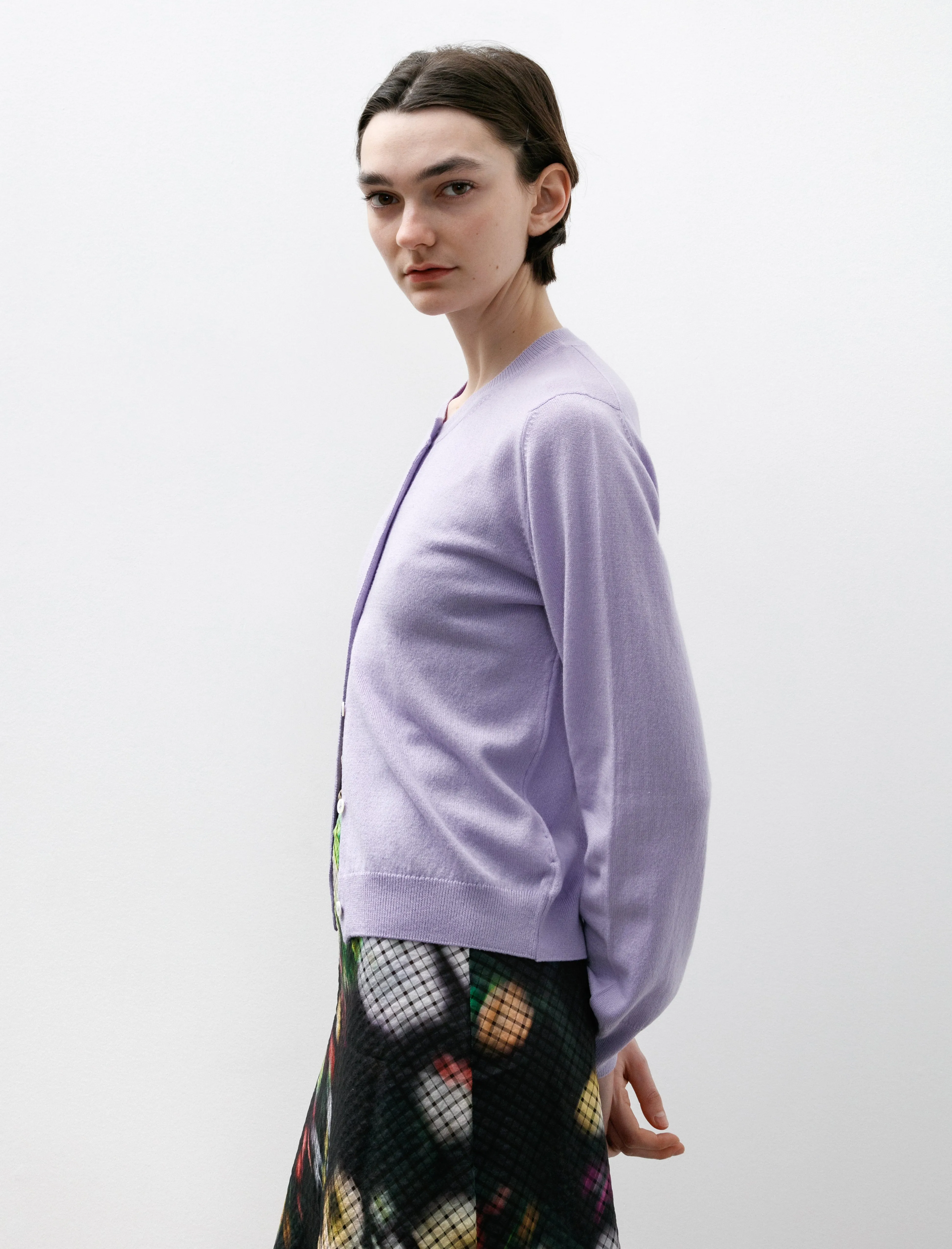 Enya Cardigan Cotton Cashmere Lilac