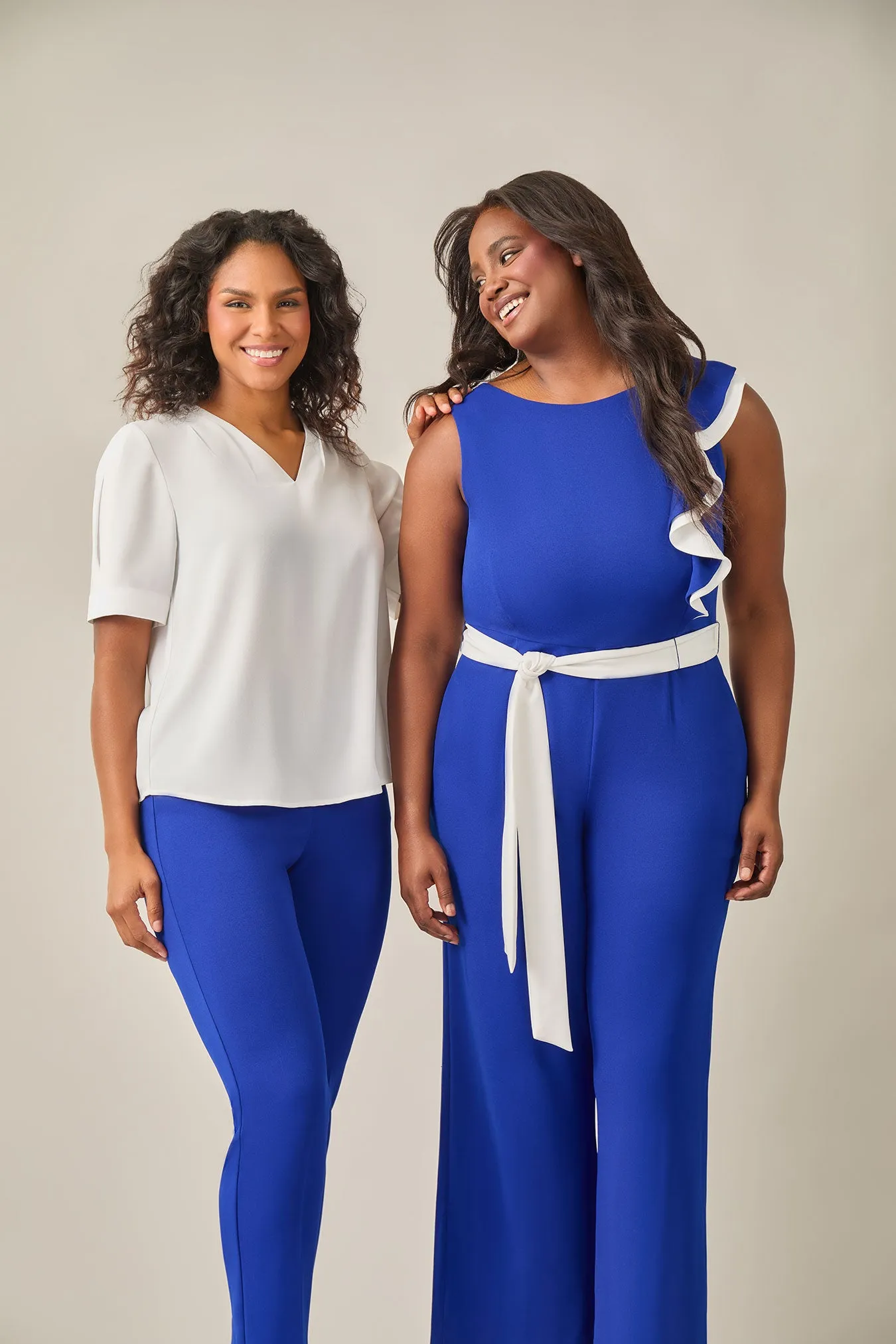 Everyday V-Neck Blouse, White