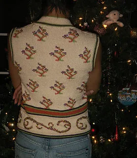 Folk Style Knitting Pattern Book