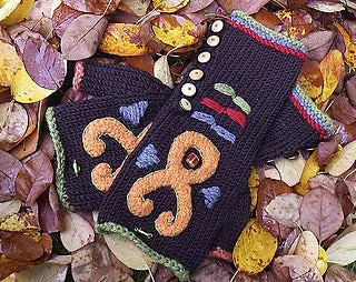 Folk Style Knitting Pattern Book