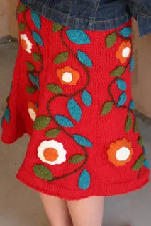 Folk Style Knitting Pattern Book