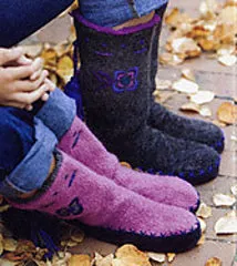 Folk Style Knitting Pattern Book
