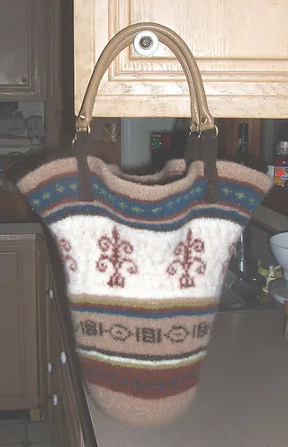 Folk Style Knitting Pattern Book