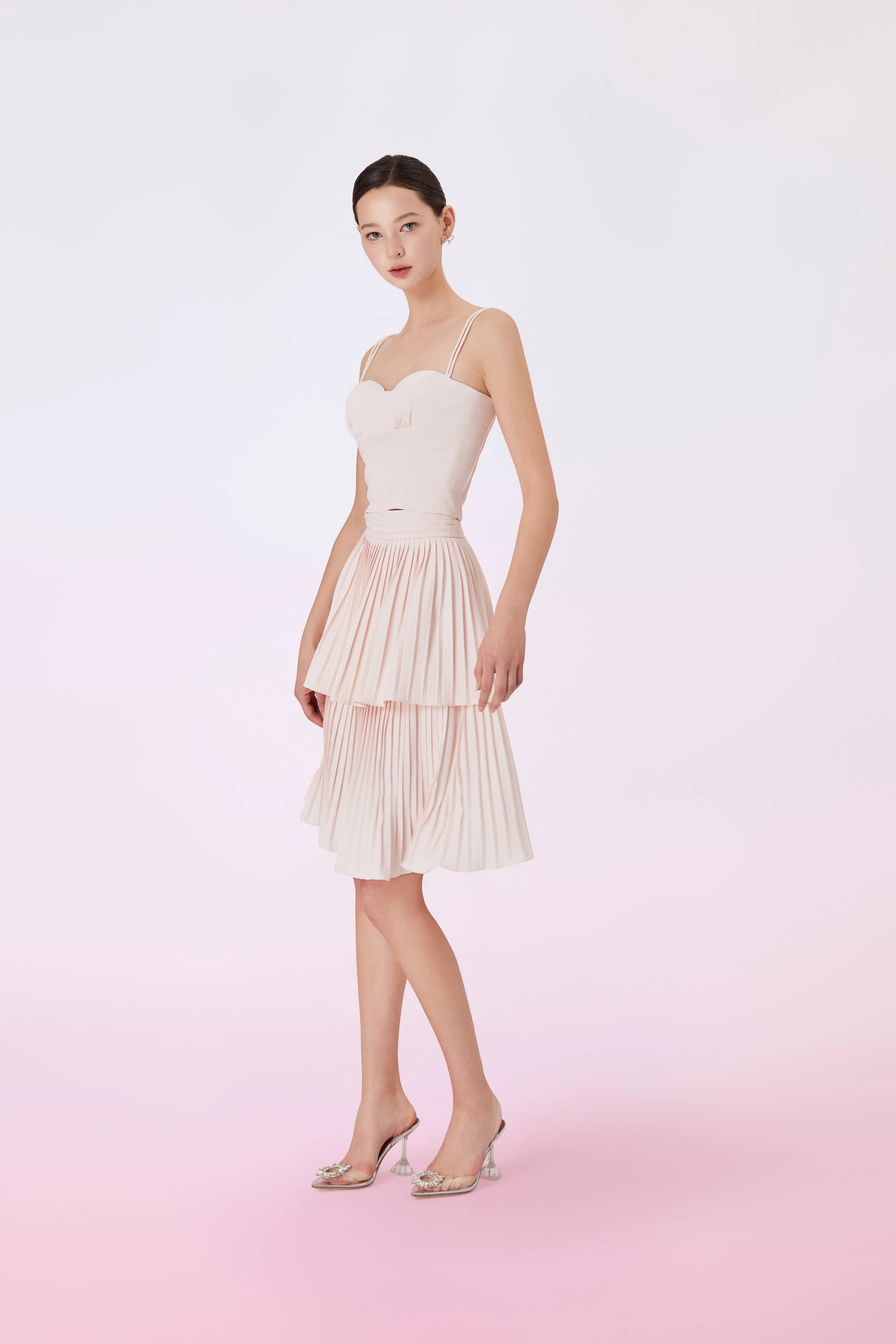 Freada Pink Bustier Top