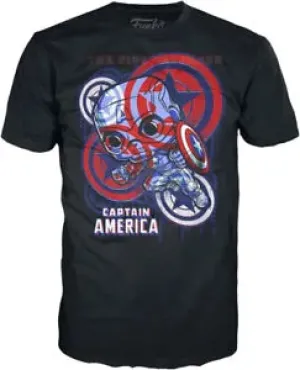 Funko Tees: Captain America (Art Series) (Size 2XL)