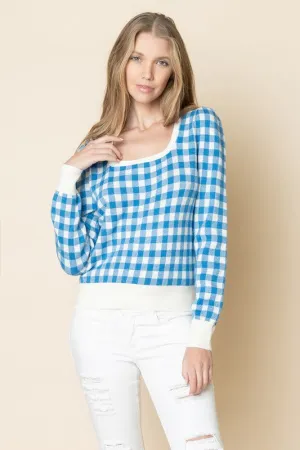 Gingham Girl Sweater