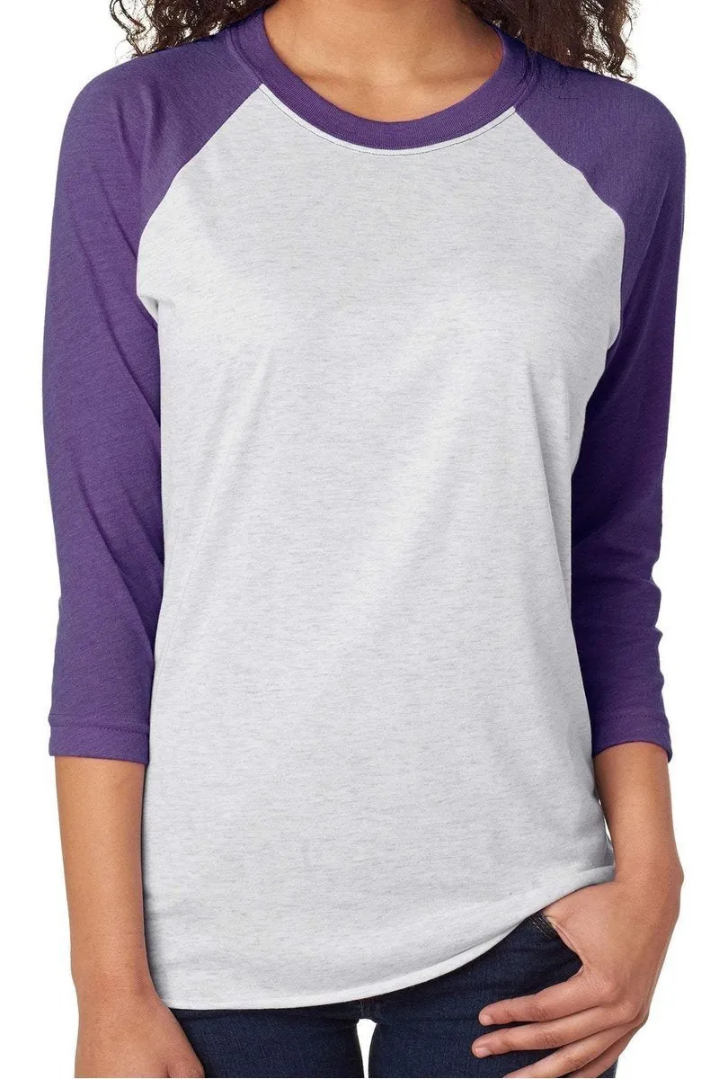 Halloween Boo Cow Tri-Blend Unisex 3/4 Raglan