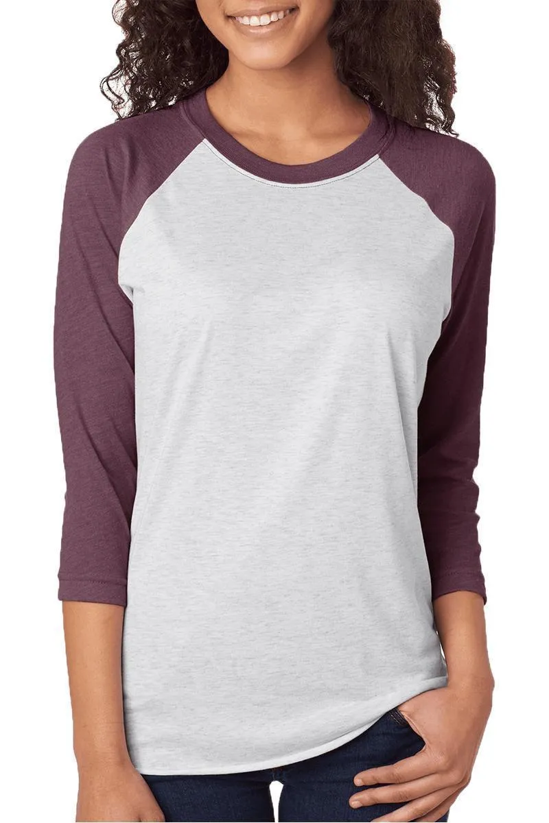 Halloween Boo Cow Tri-Blend Unisex 3/4 Raglan