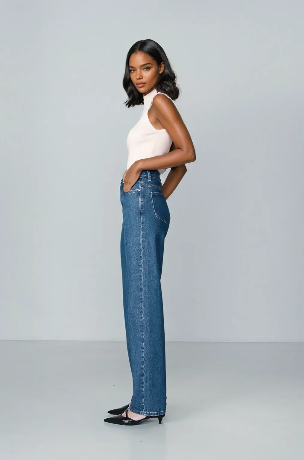 High Rise Straight Leg 82 Jeans