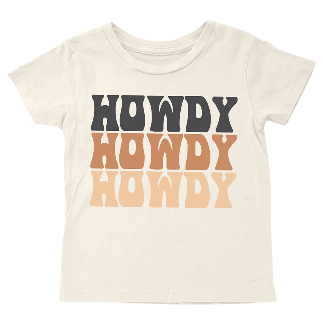 Howdy Short Sleeve Tee - Natural