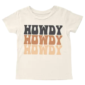 Howdy Short Sleeve Tee - Natural