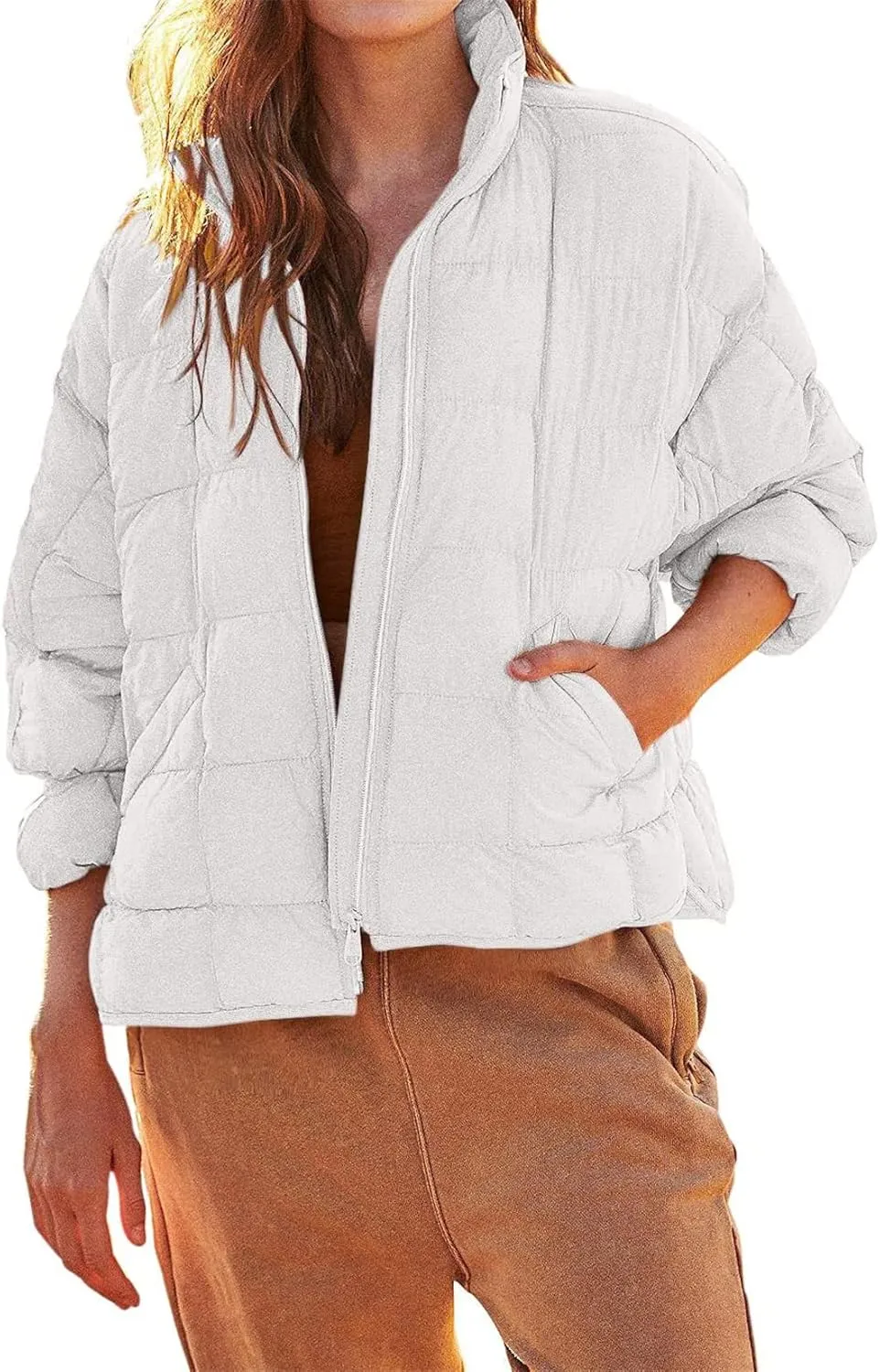 iTranyee Women's Vintage Varsity Jackets Retro Baseball Bomber Jackets Y2k Button Down Long Sleeve Oversized Coat Streetwear
