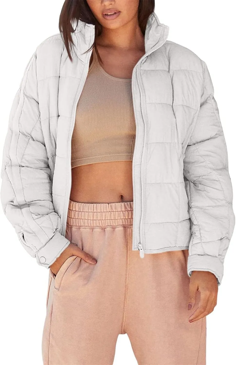 iTranyee Women's Vintage Varsity Jackets Retro Baseball Bomber Jackets Y2k Button Down Long Sleeve Oversized Coat Streetwear