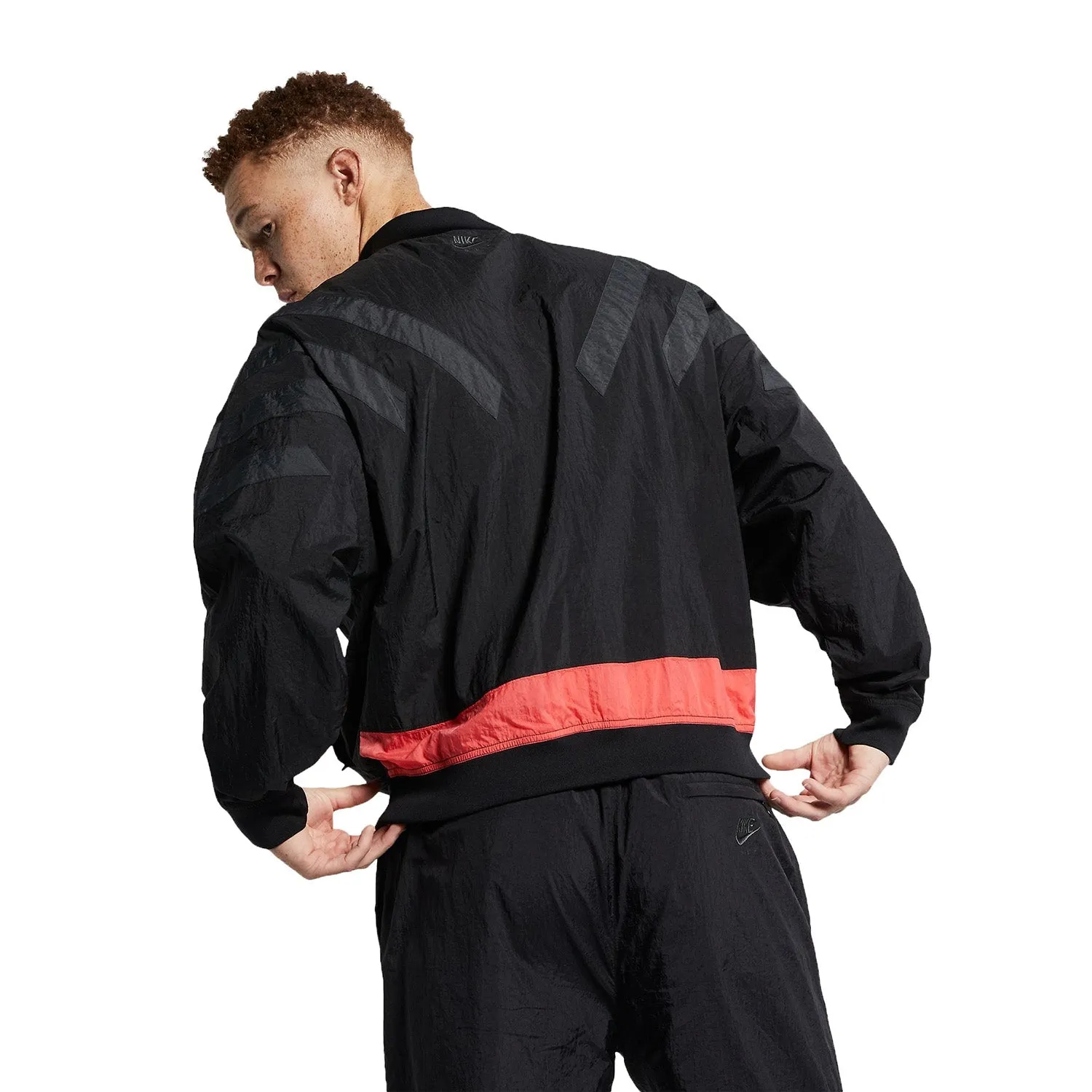 Jordan Legacy AJ 6 Men's Jacket Black-Ember Glow