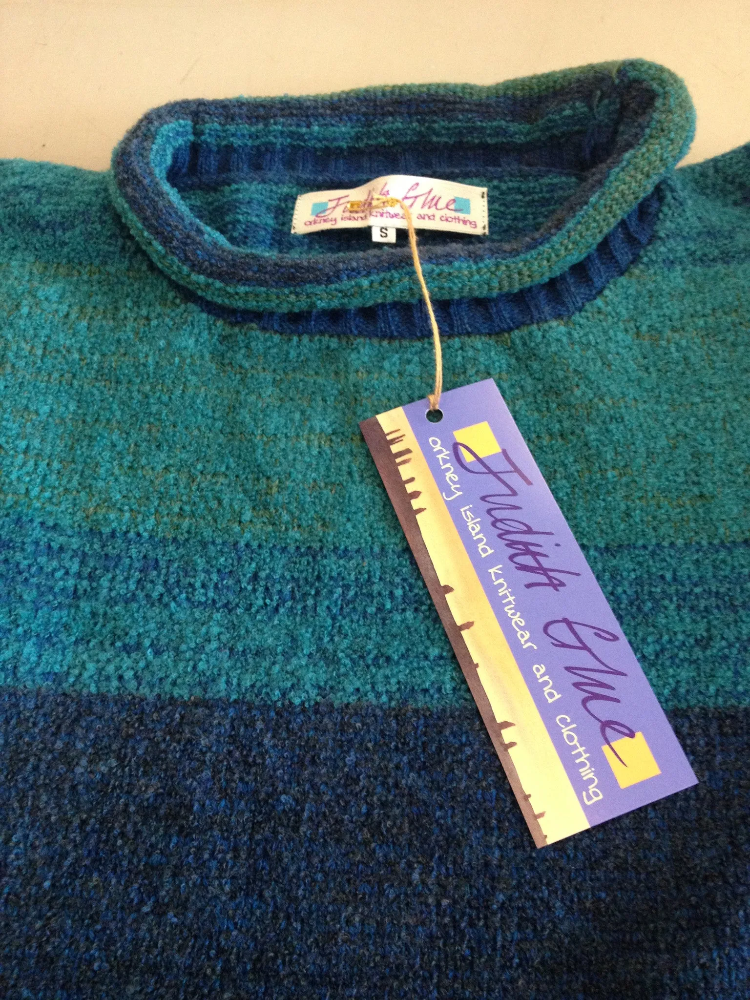 Judith Glue Orkney View Rollneck Sweater in Pentland Spray