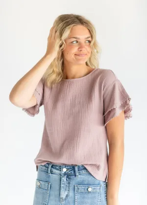 Lace Trim Detail Blouse - FINAL SALE