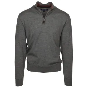 Lafayette Gray Quarter Zip Sweater
