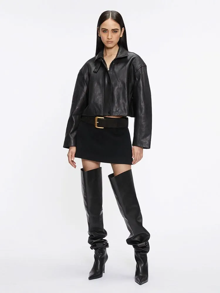 Leather Biker Jacket