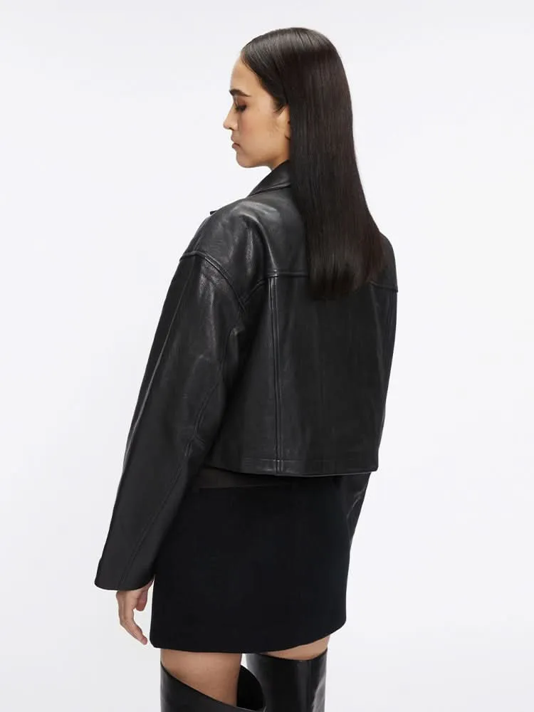 Leather Biker Jacket