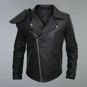 Mad Max 2 Road Warrior Biker Full Sleeves Leather Jacket