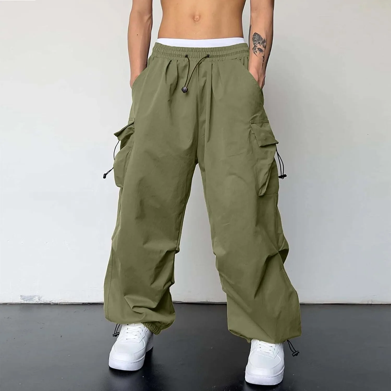 Men's Casual Cargo Pants Hiking Pant Workout Joggers Military Army Combat Hiking Pant Multi Pockets