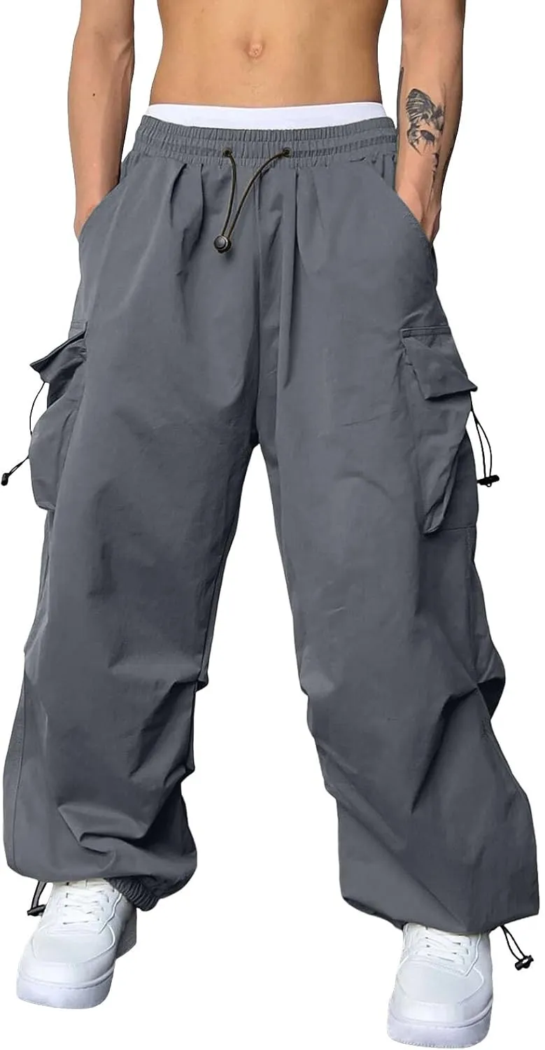 Men's Casual Cargo Pants Hiking Pant Workout Joggers Military Army Combat Hiking Pant Multi Pockets
