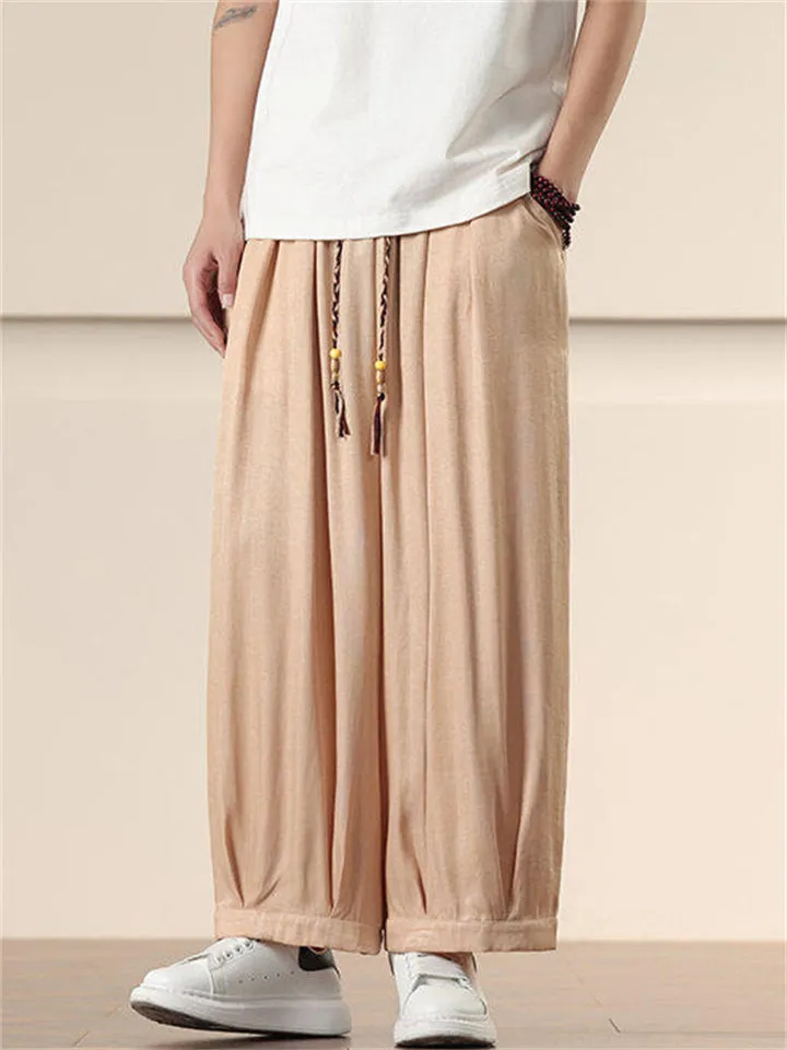 Men's Trendy Cozy Casual Straight Wide Leg Pants