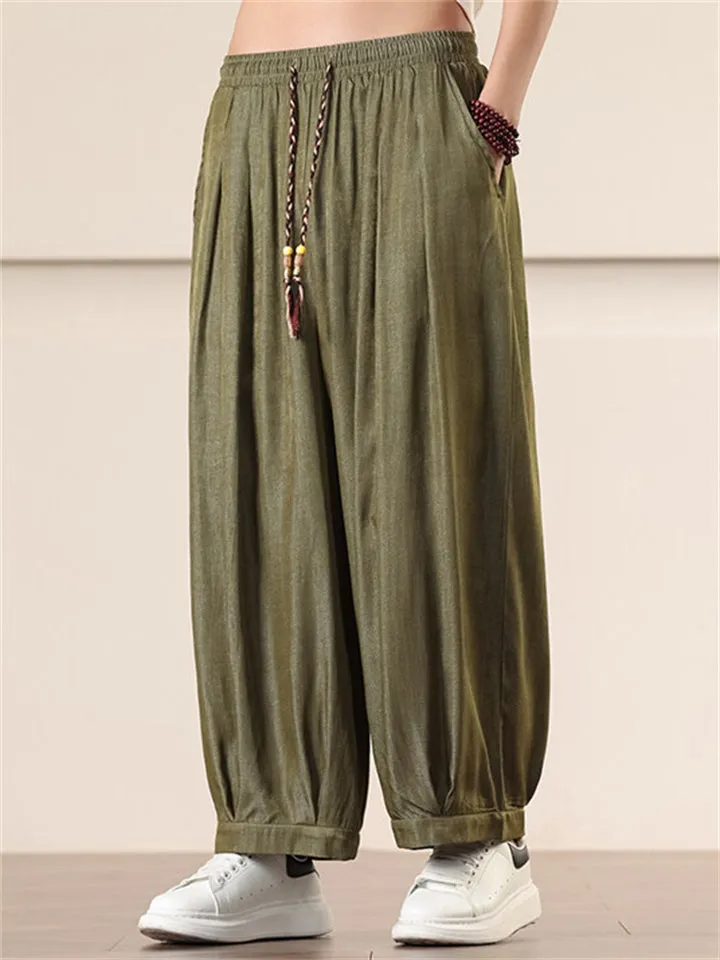 Men's Trendy Cozy Casual Straight Wide Leg Pants