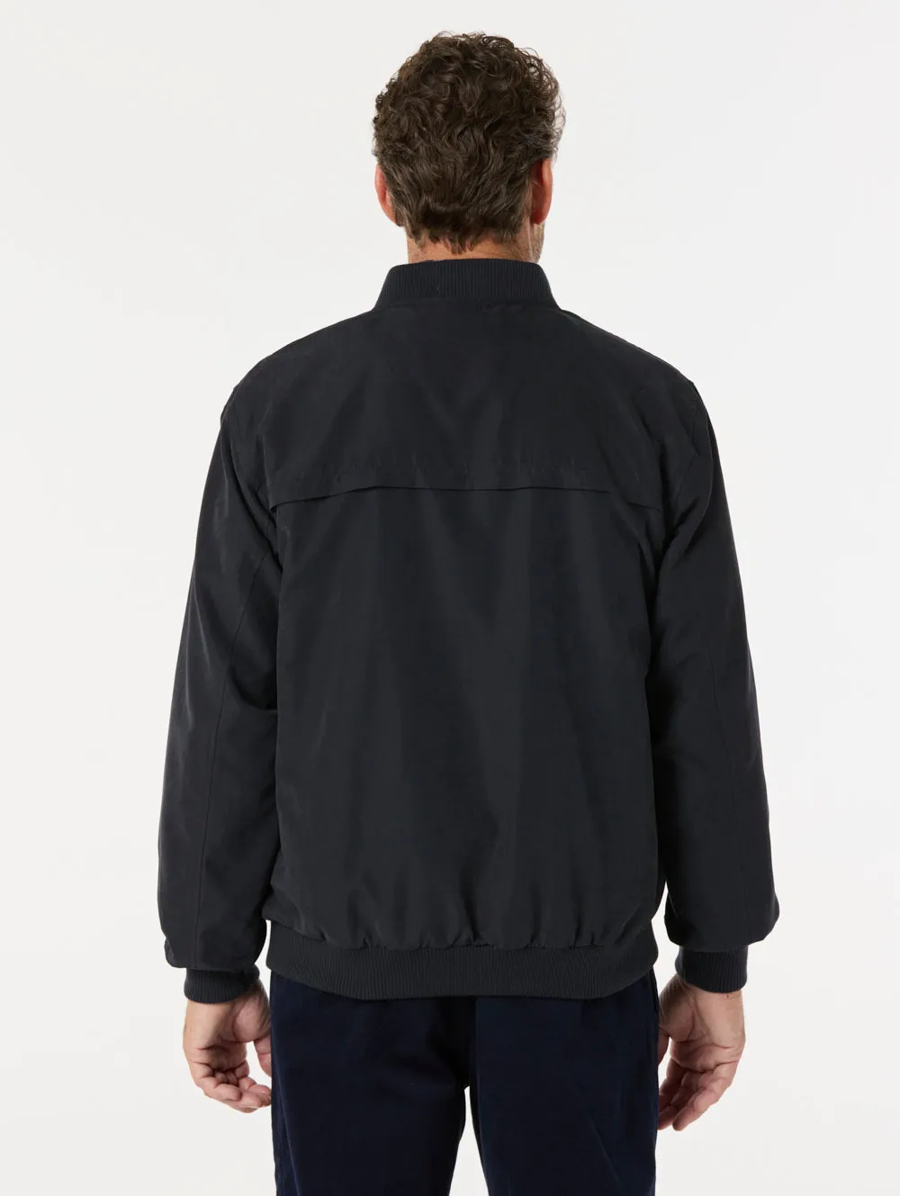 Microfibre Bomber Jacket