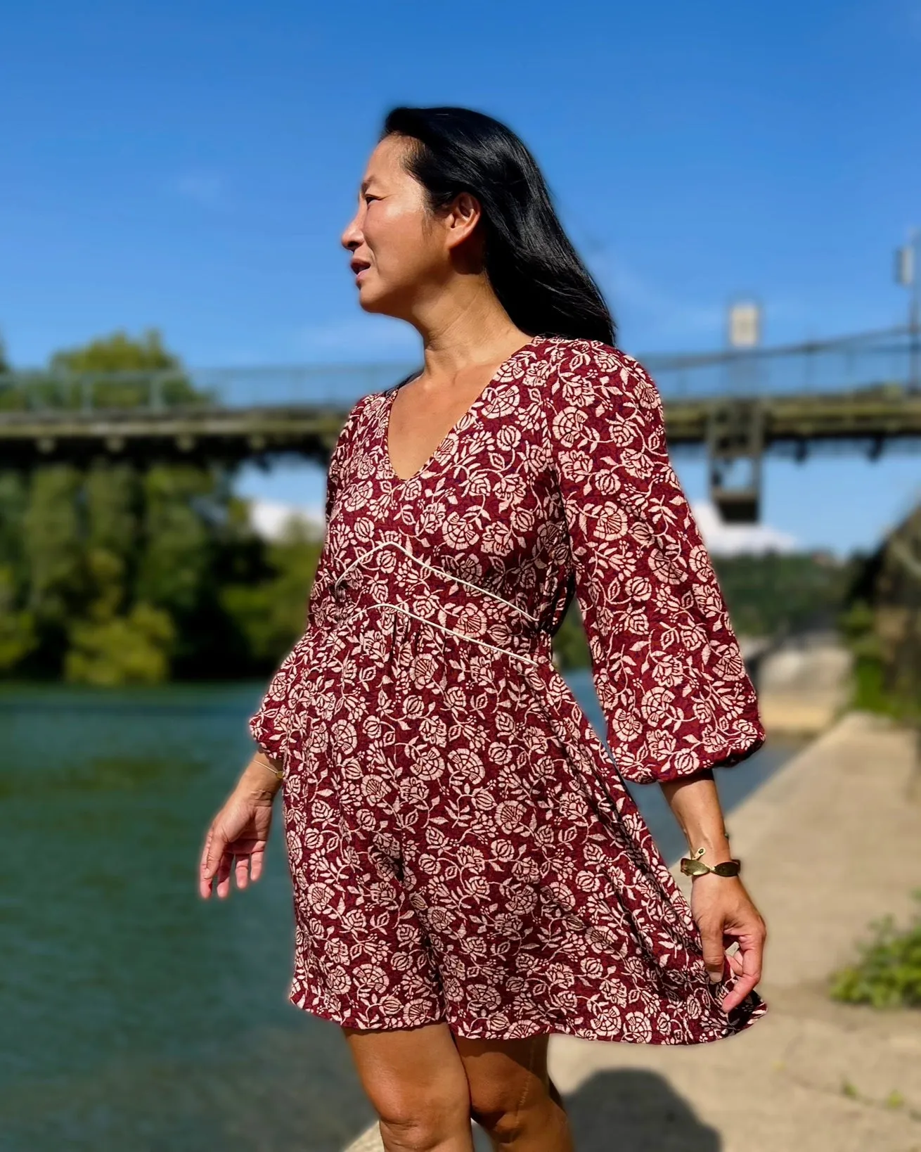 My Dress Made - Celeste Slub Viscose Fabric