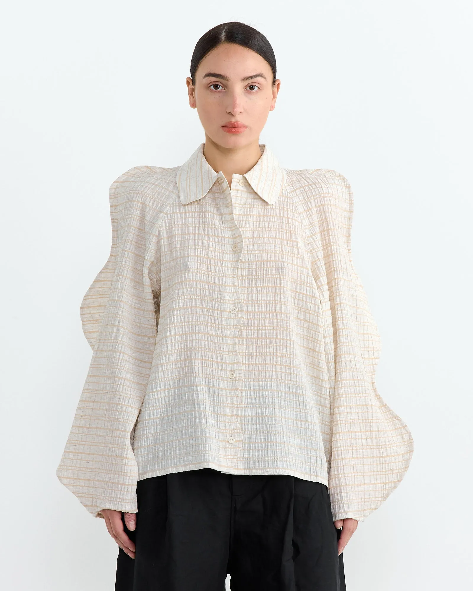 Octo Shirt in Raw Beige