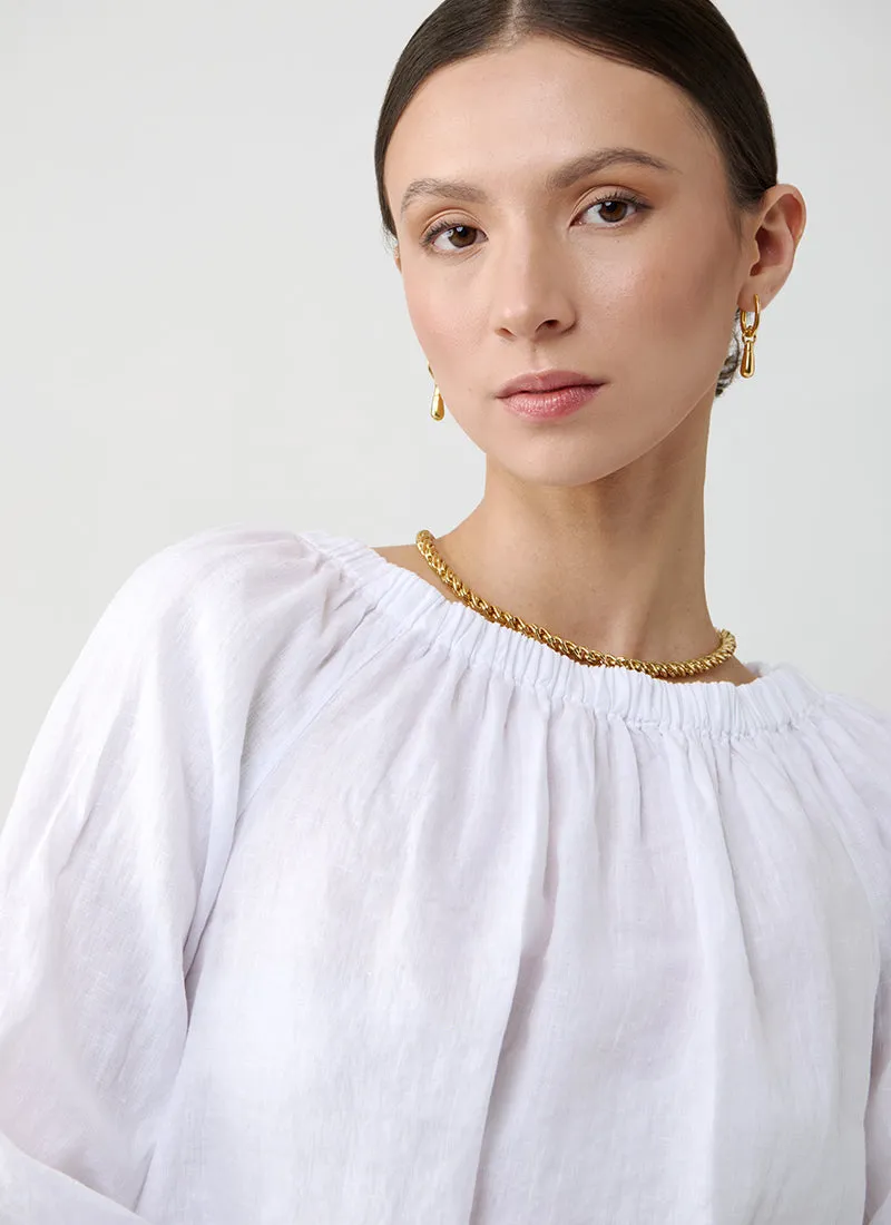 Open Neck Blouse