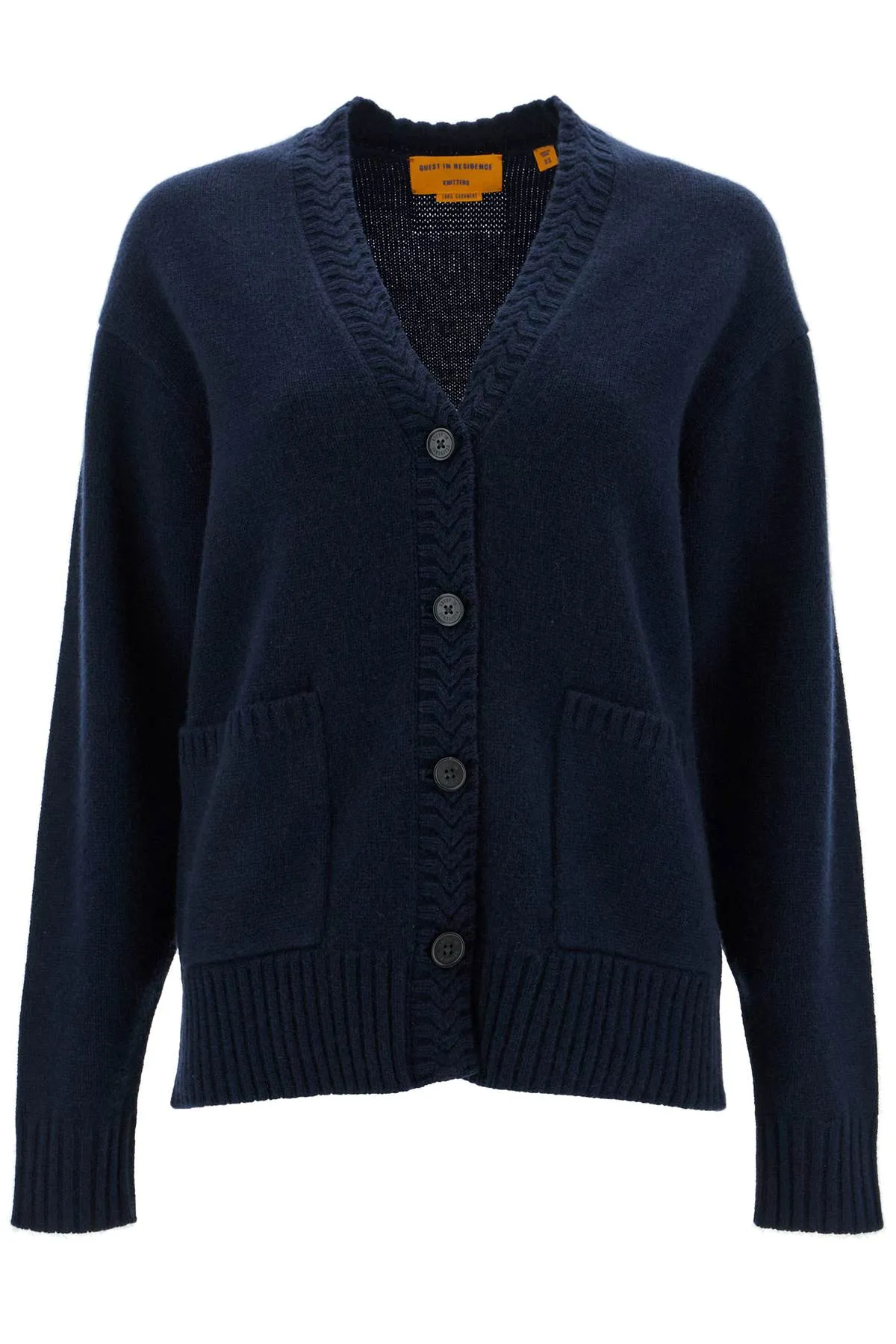 oversized cashmere card U10910JM MIDNIGHT